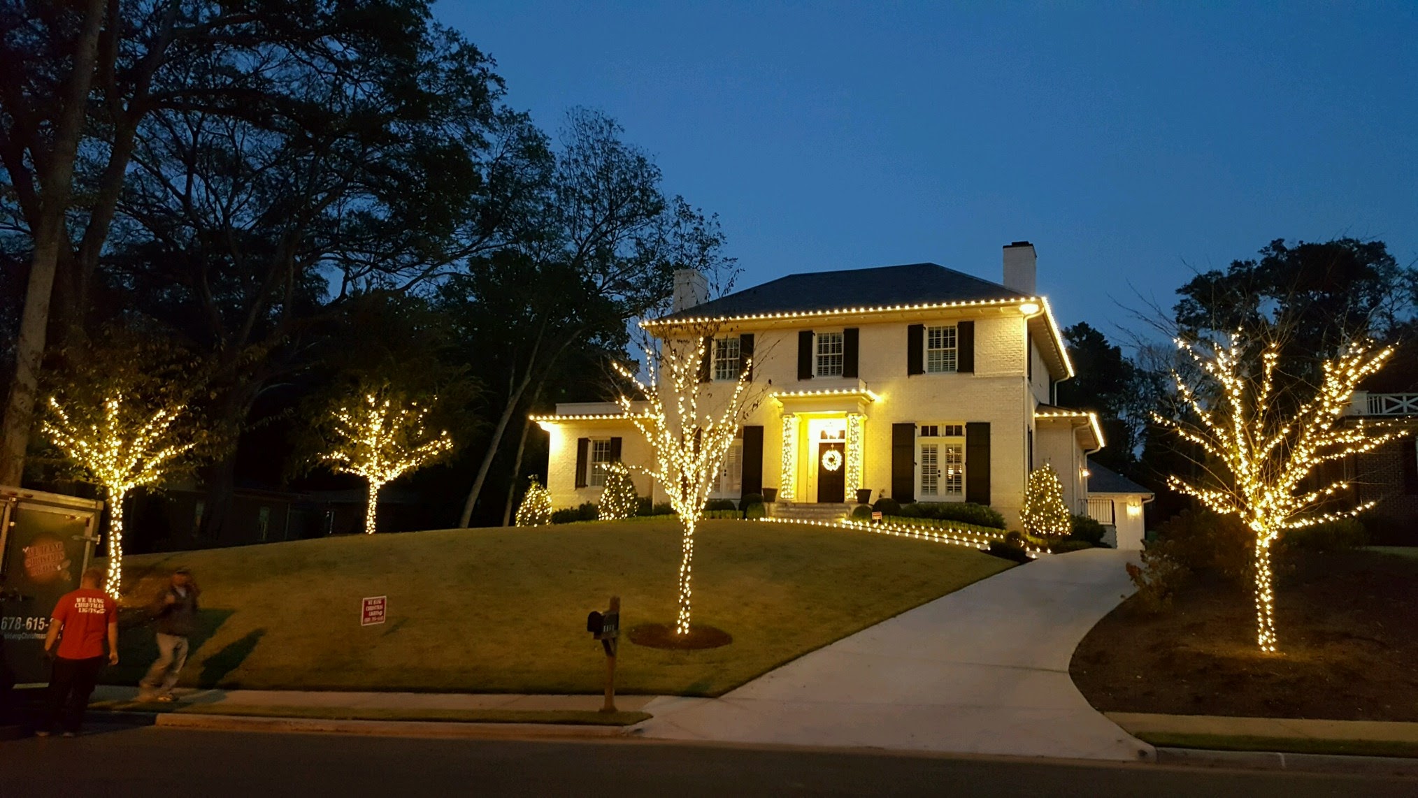 Christmas Light Installation