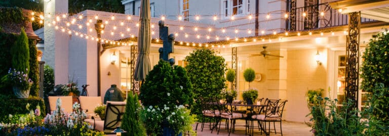 outdoor lighting patio