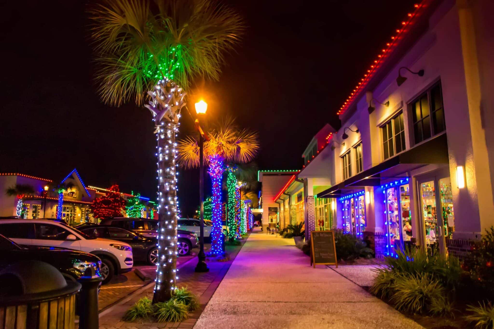 commercial christmas decor destin fl